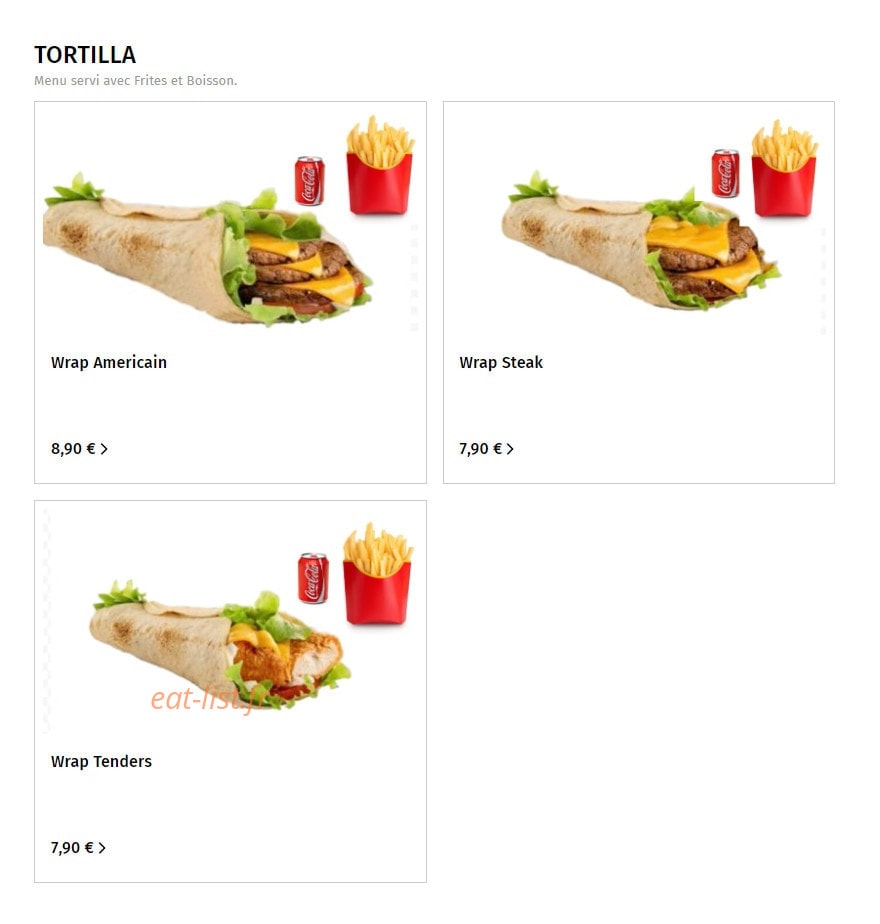Foodiz Burger — carte page 8
