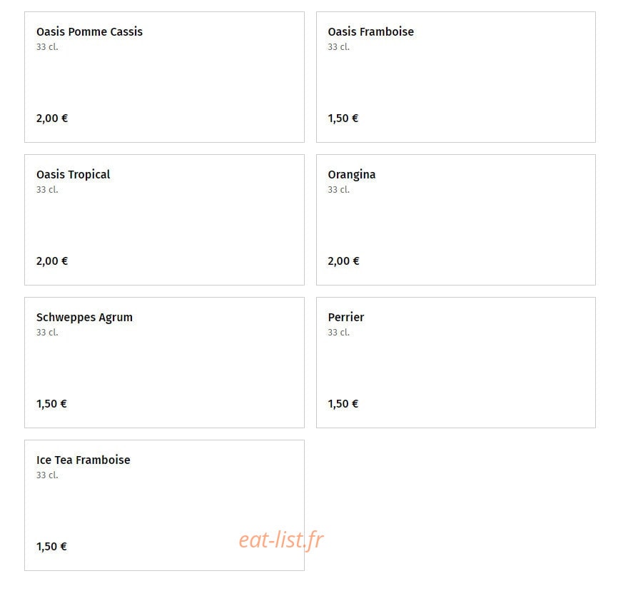 Foodiz Burger — carte page 13