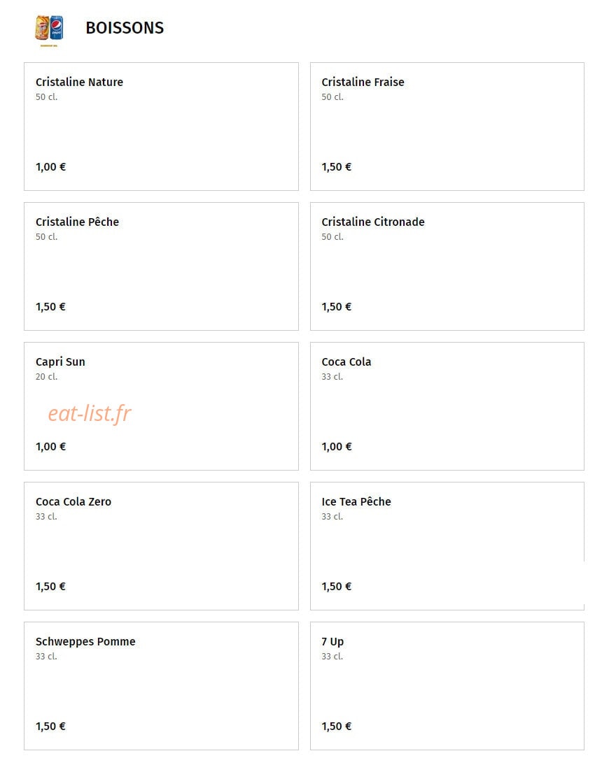 Foodiz Burger — carte page 11