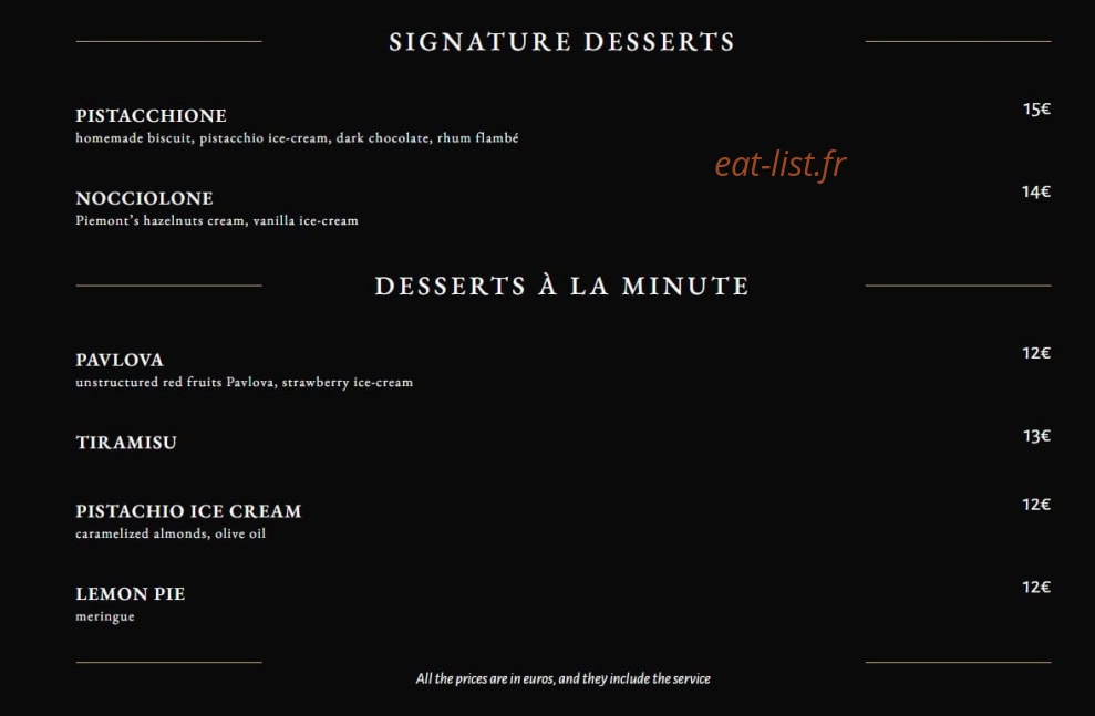 Fumo Grill — carte page 8