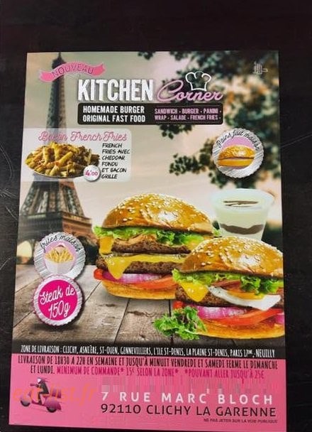 Kitchen corner — carte page 1