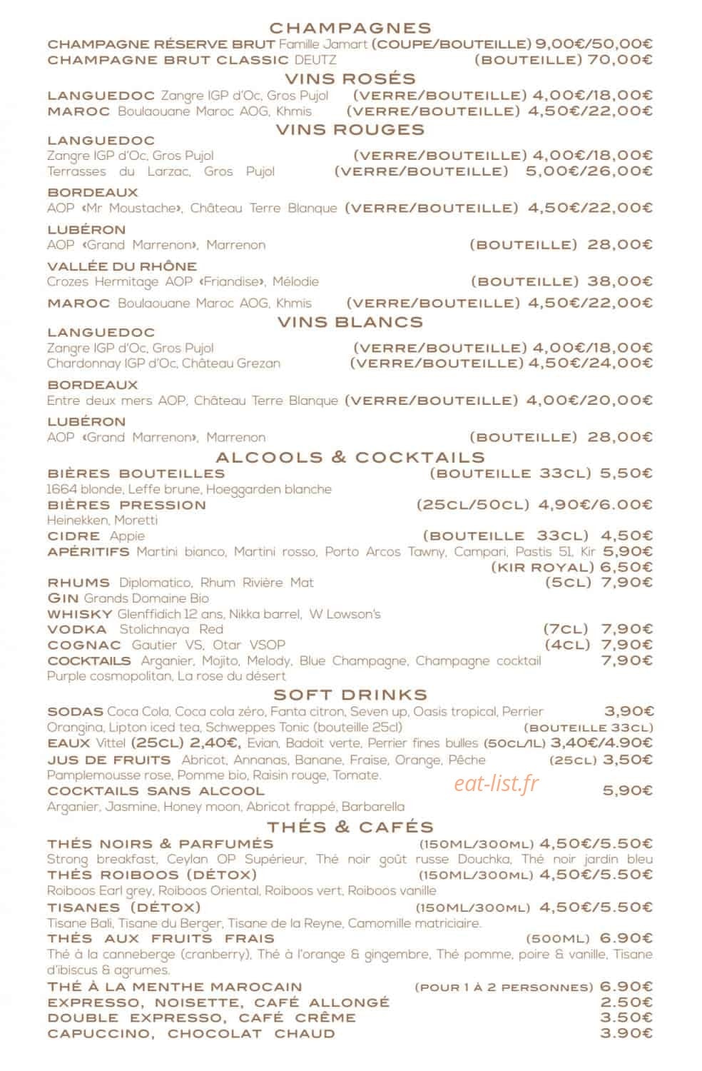 L'Arganier — carte page 2