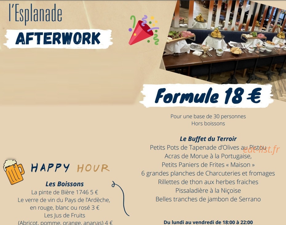 L‘Esplanade — carte page 9