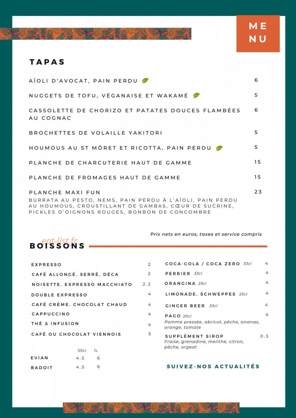 L'Essentiel — carte page 2