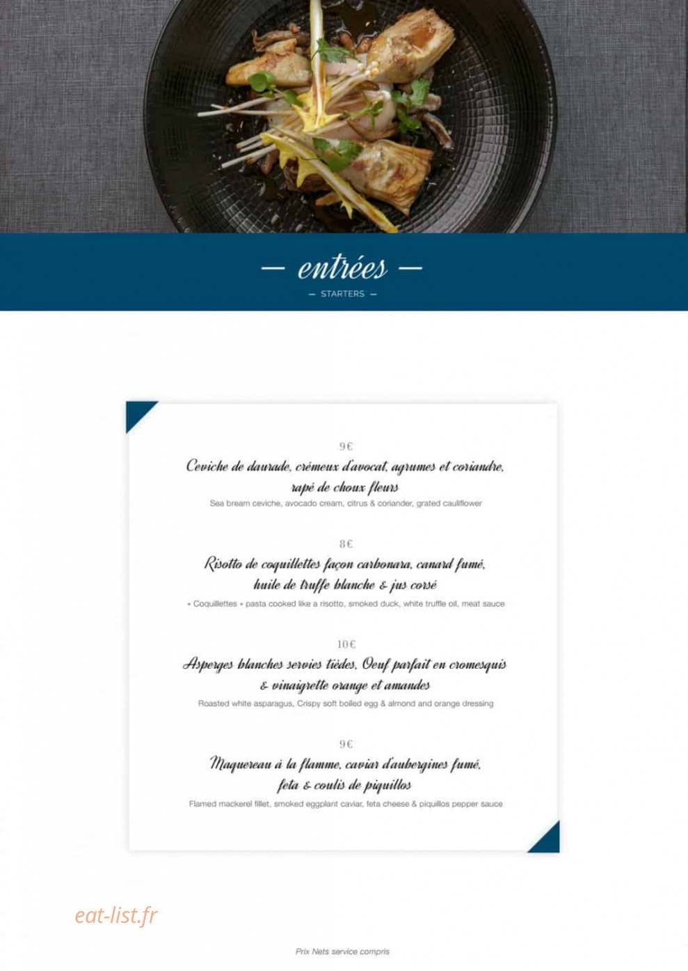 La Passerelle — carte page 2