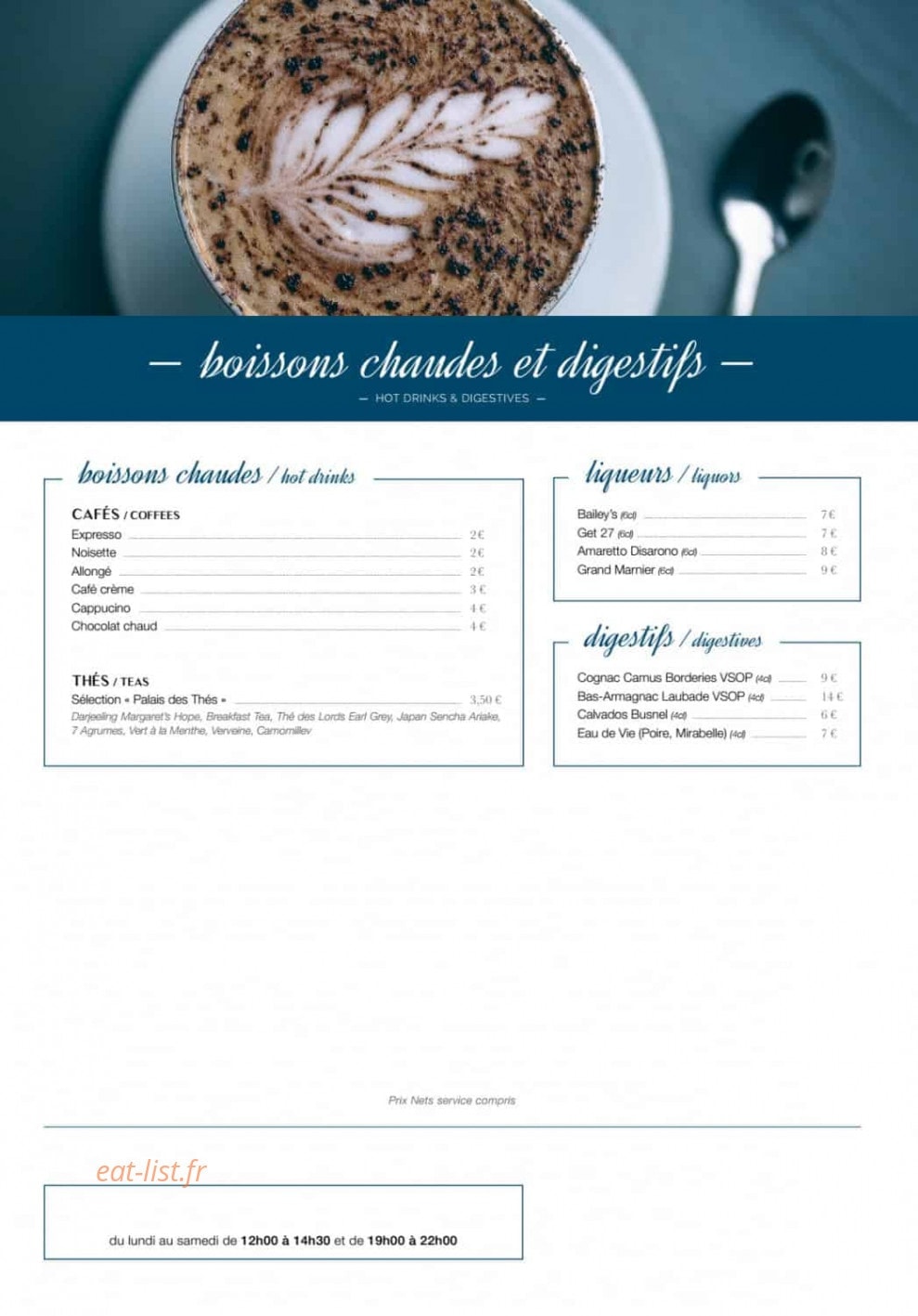La Passerelle — carte page 7