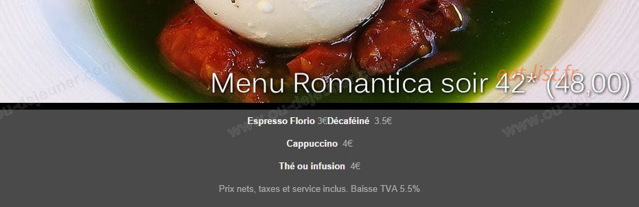 La Romantica — carte page 9