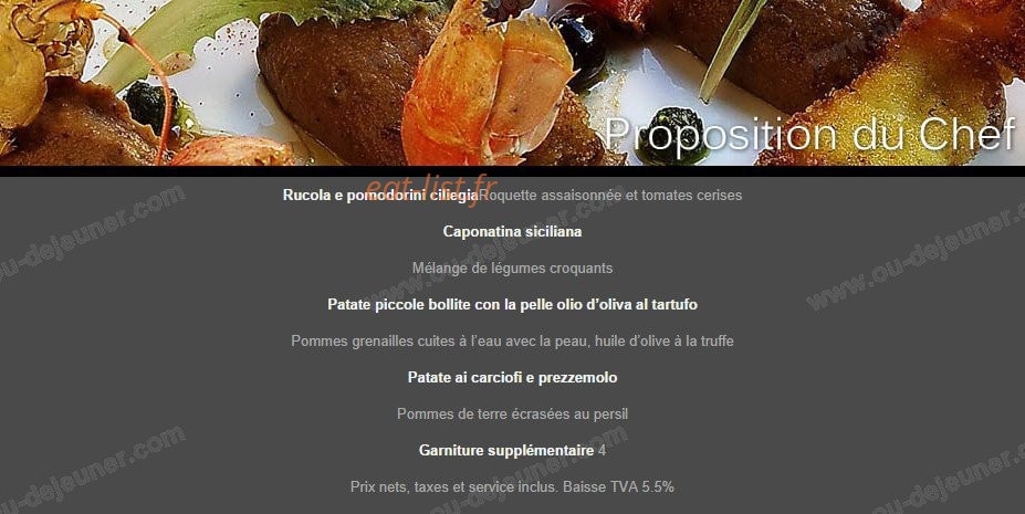 La Romantica — carte page 6