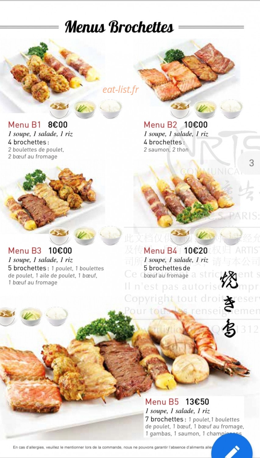 Le Restaurant Kaneman — carte page 5