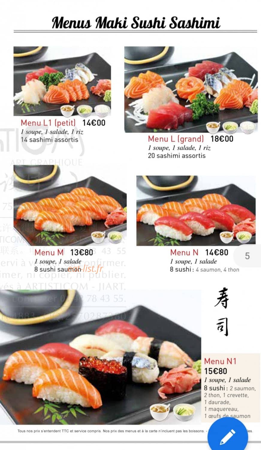 Le Restaurant Kaneman — carte page 10