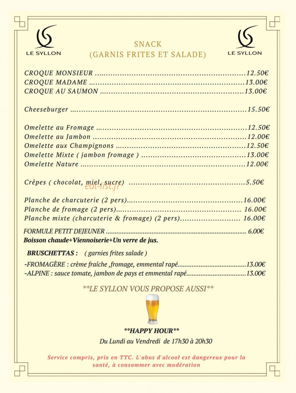 Le Syllon — carte page 9