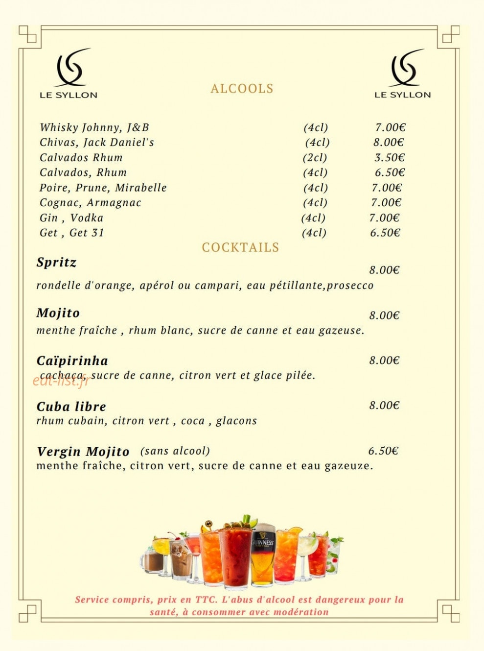 Le Syllon — carte page 8