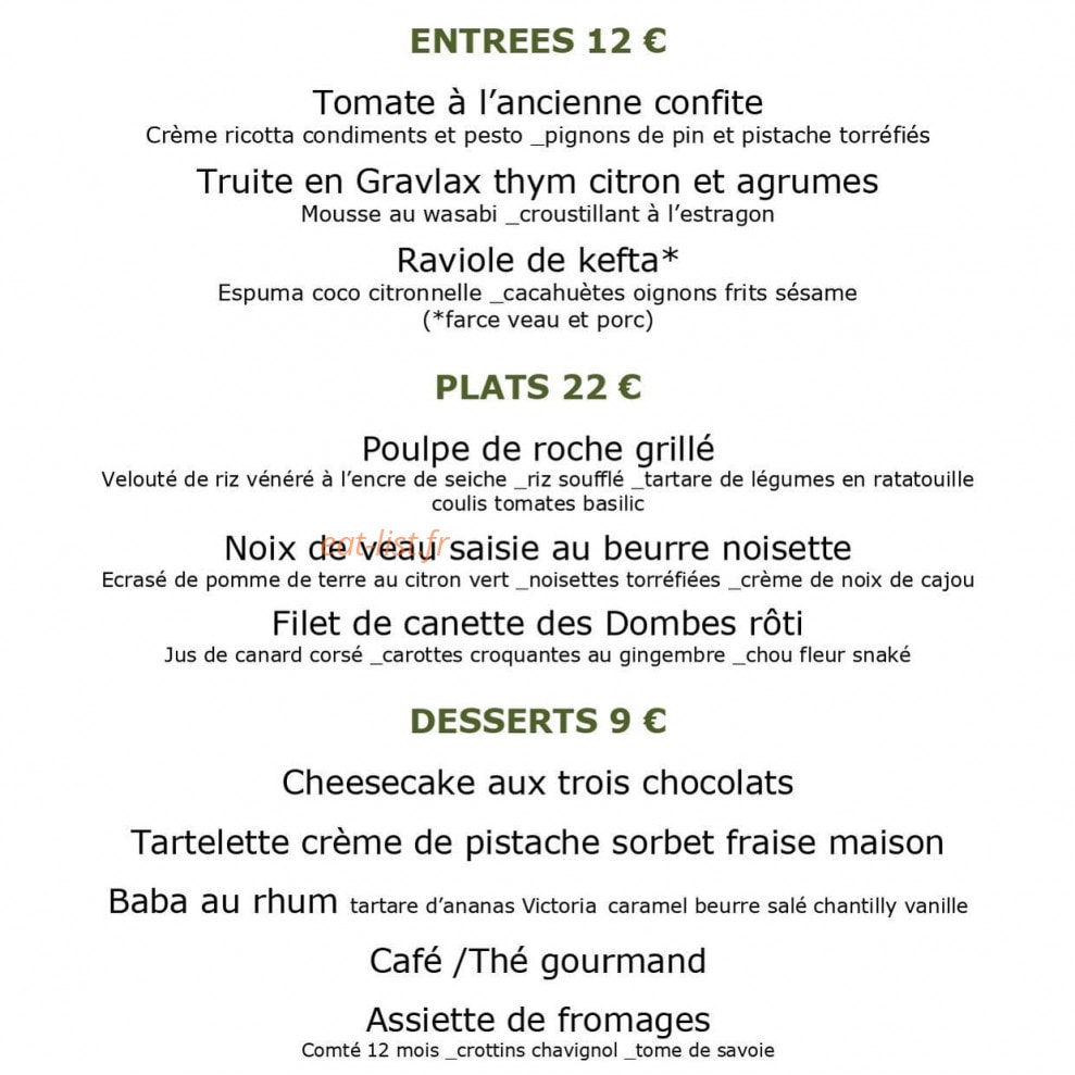 Les Fricoteurs — carte page 2