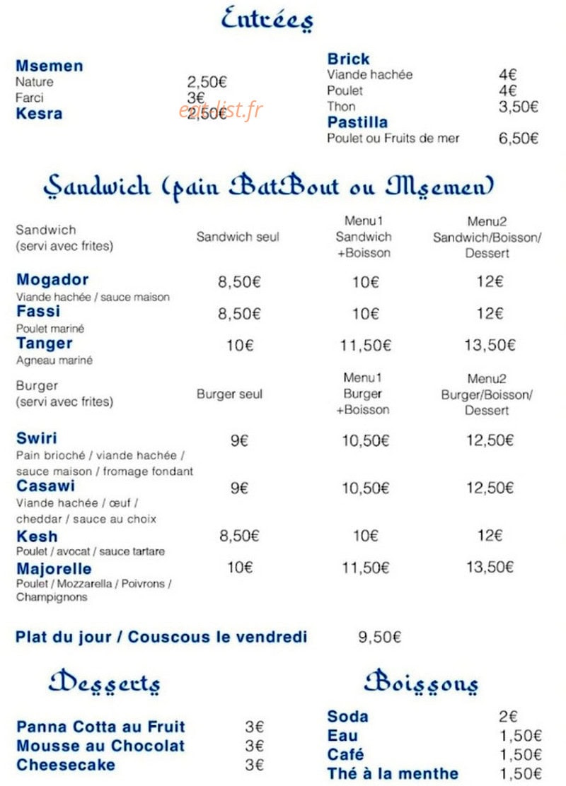 Majorelle — carte page 1