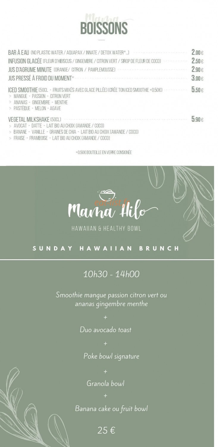 Mama Hilo — carte page 6