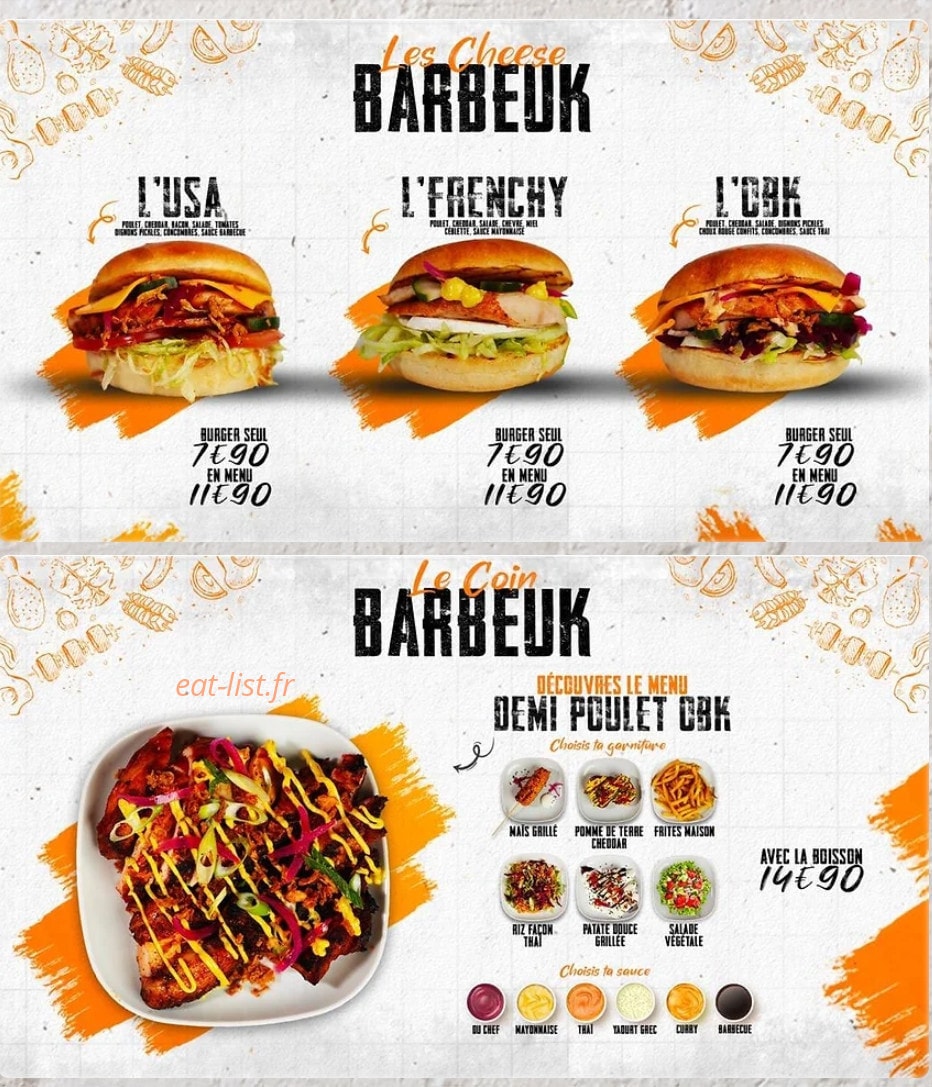 O'Barbeuk — carte page 1