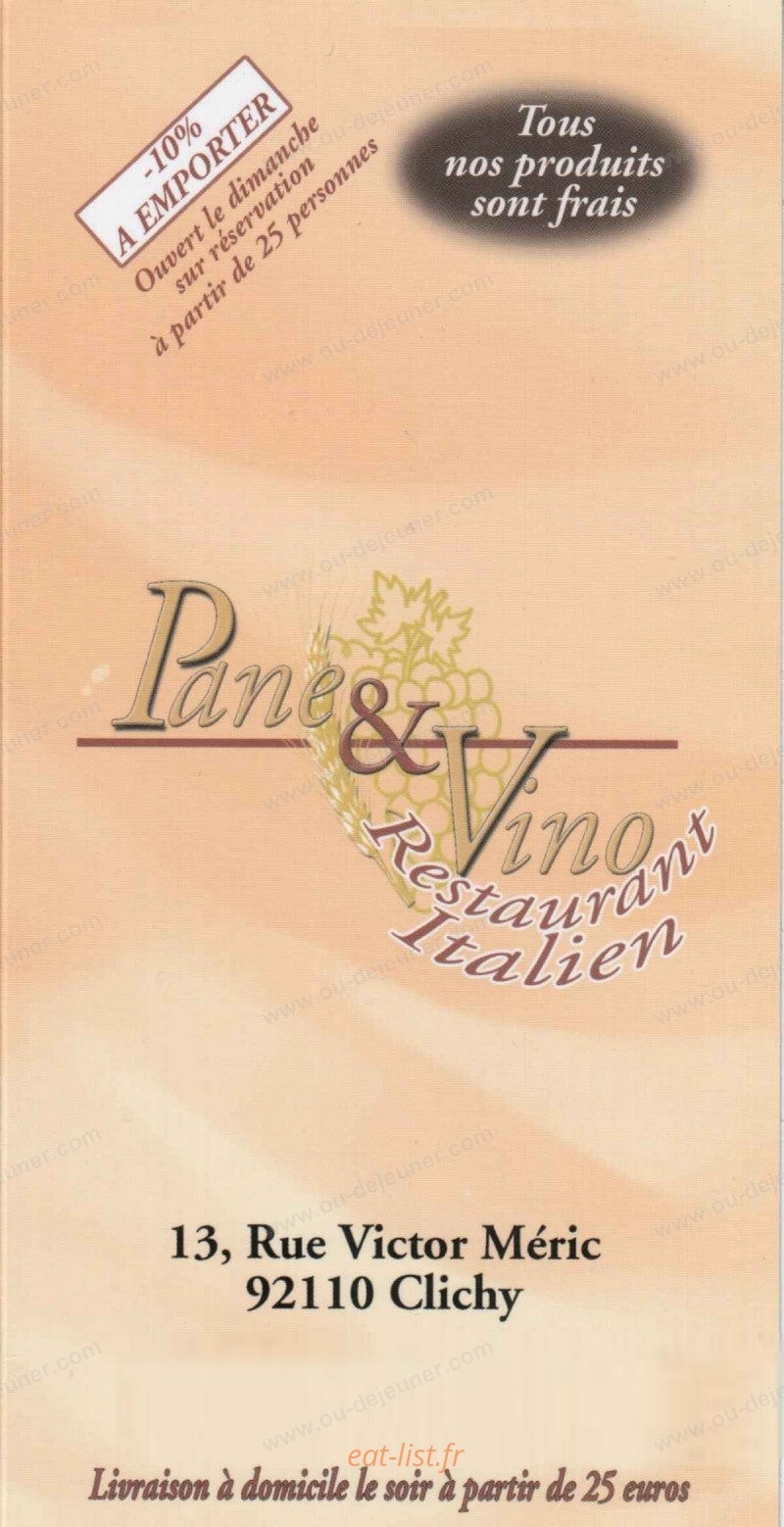 Pane e vino — carte page 1