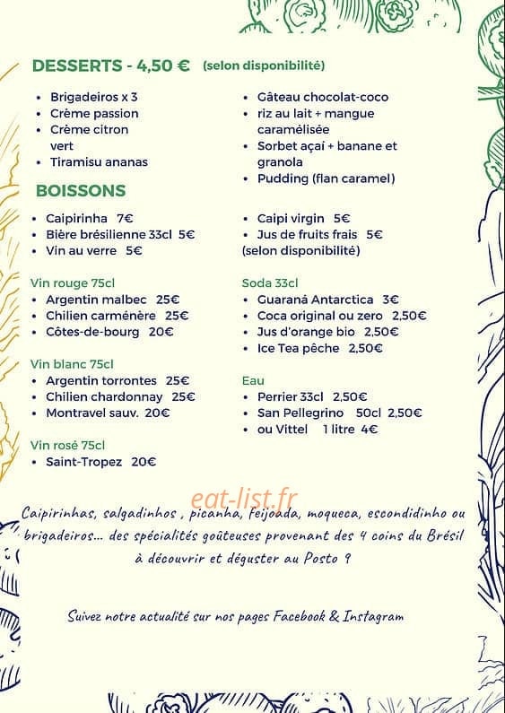 Posto 9 — carte page 3