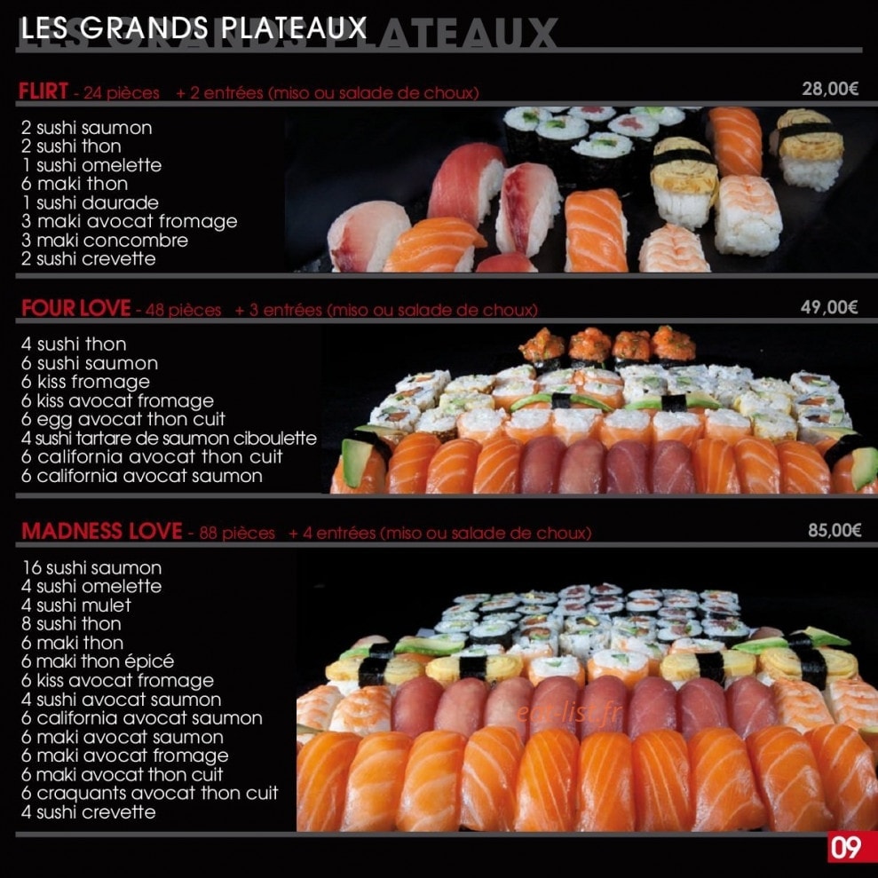 Sushi Love — carte page 5