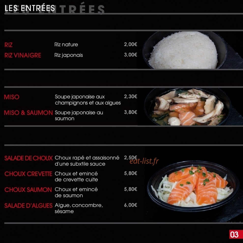 Sushi Love — carte page 4
