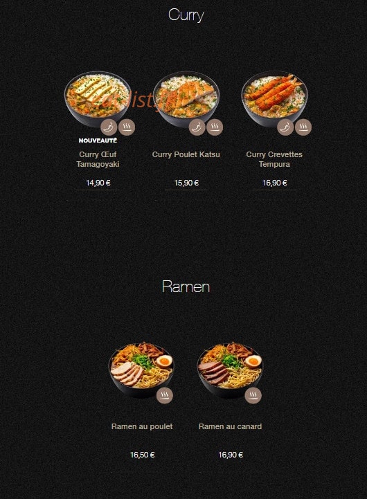 Sushi Shop — carte page 21