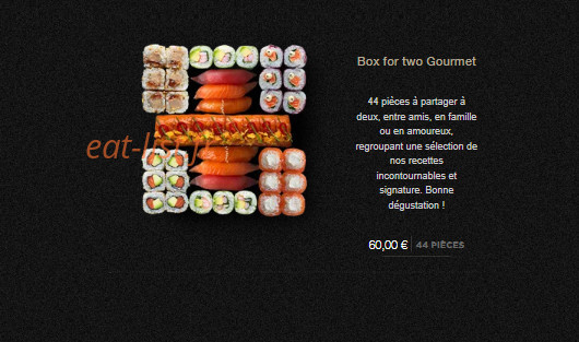 Sushi Shop — carte page 9