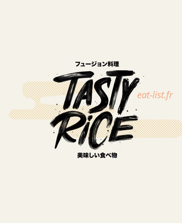 Tasty Rice — carte page 1