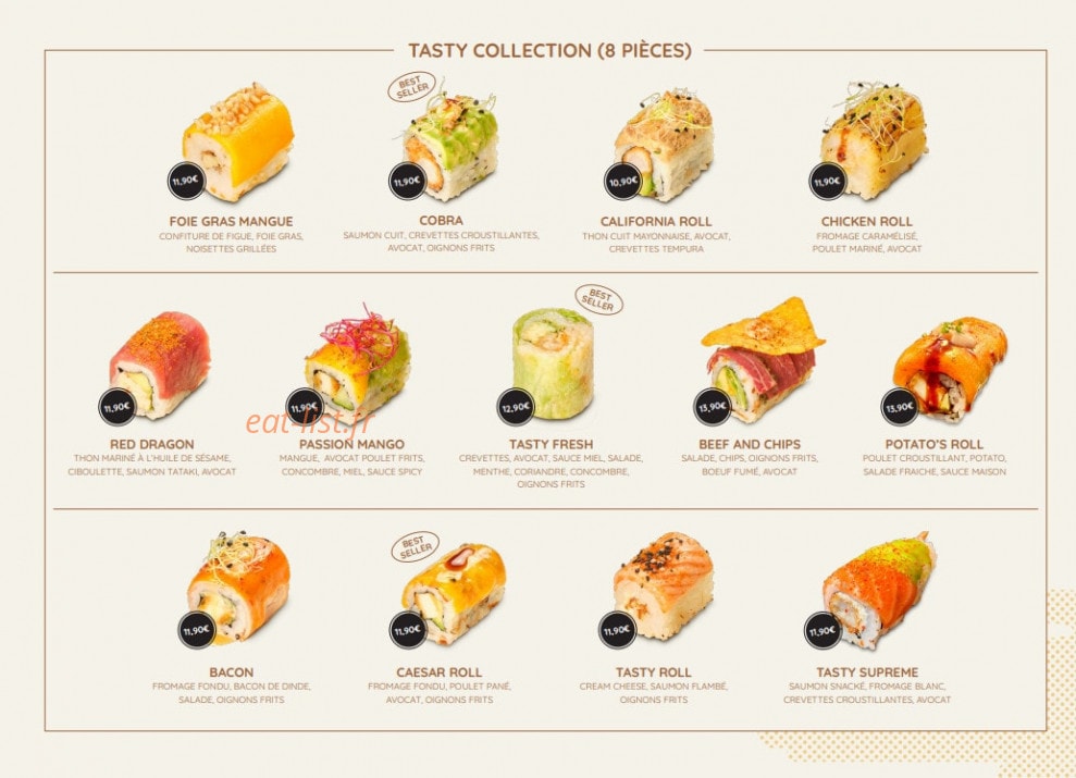 Tasty Rice — carte page 6