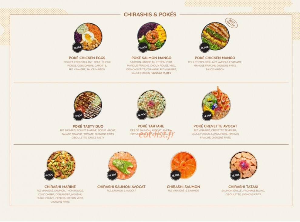 Tasty Rice — carte page 3