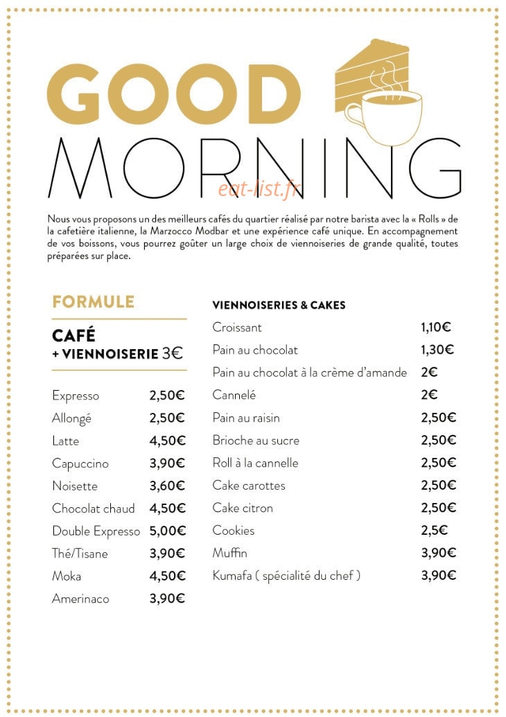 Café 42 — carte page 2