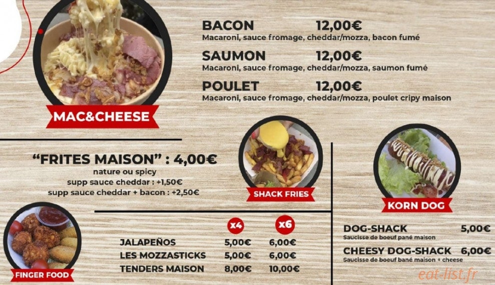 Chill shack — carte page 1