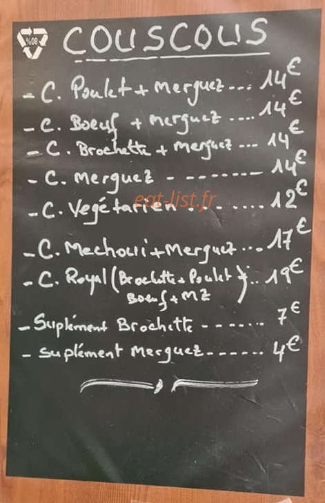 Comptoir Du Marché — carte page 2
