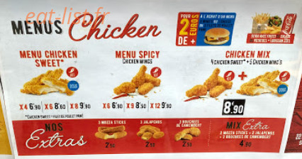 Eat Chicken — carte page 2