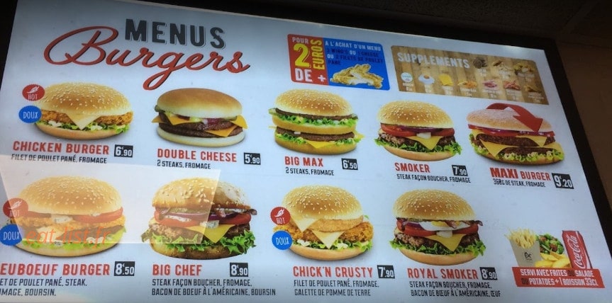 Eat Chicken — carte page 3