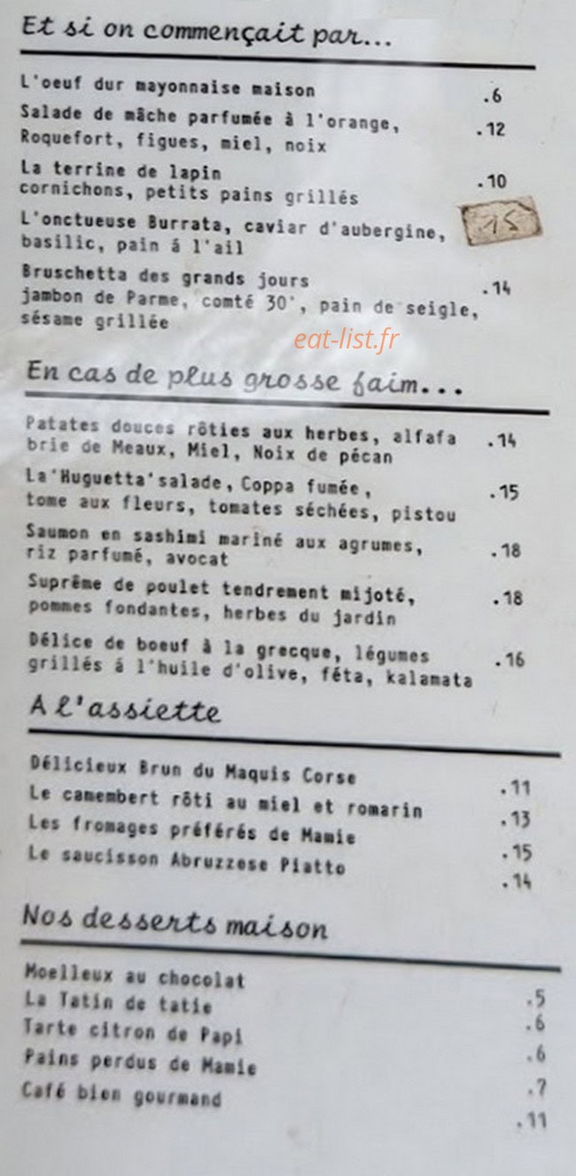 Huguette — carte page 1