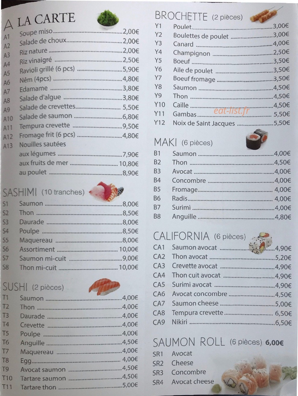 Itouya — carte page 6