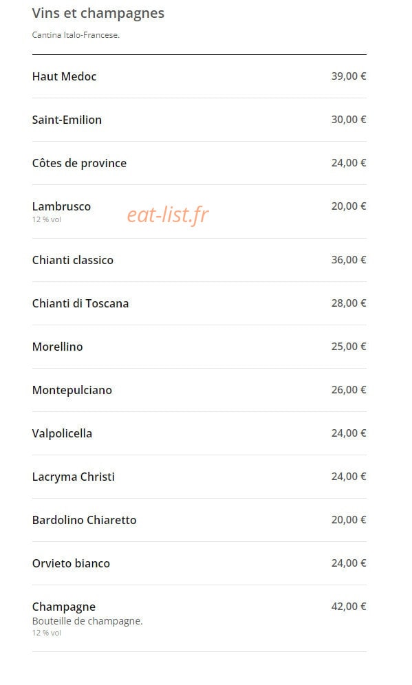 La Scappata — carte page 7