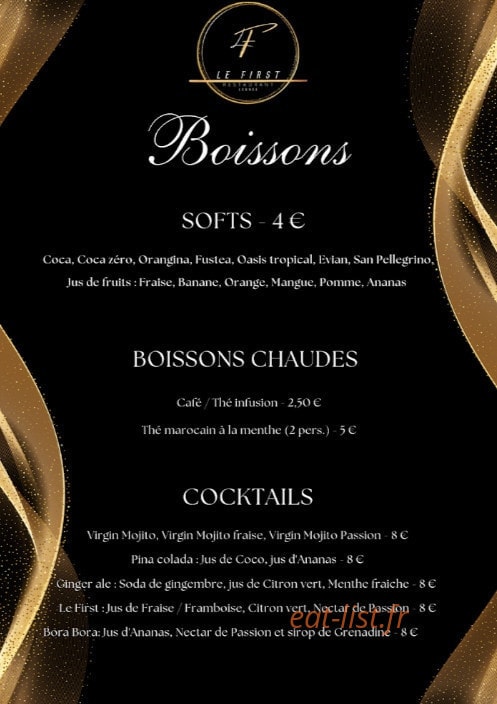Le First — carte page 1