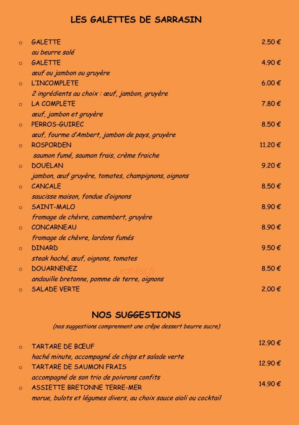 Les Glénans — carte page 1