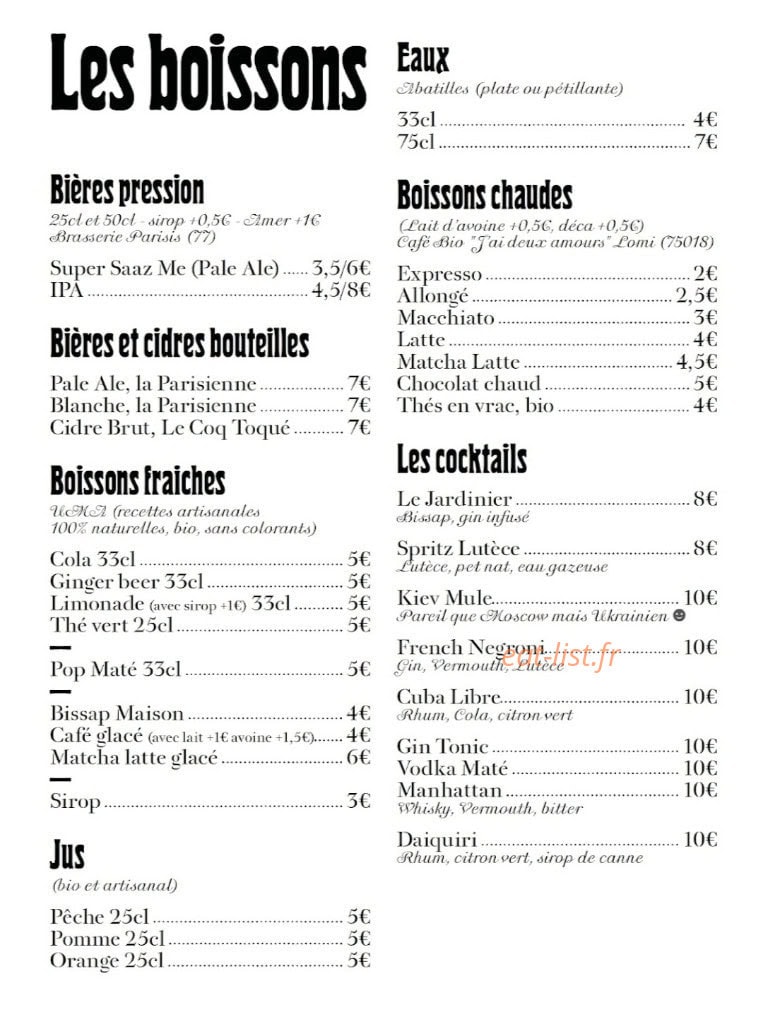 Les jardiniers — carte page 3