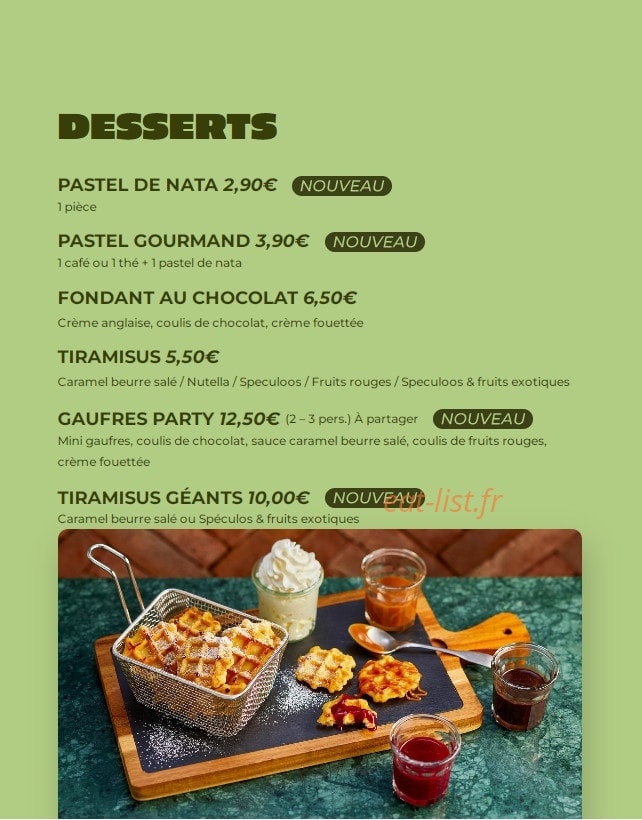 PB Poulet Braisé — carte page 6
