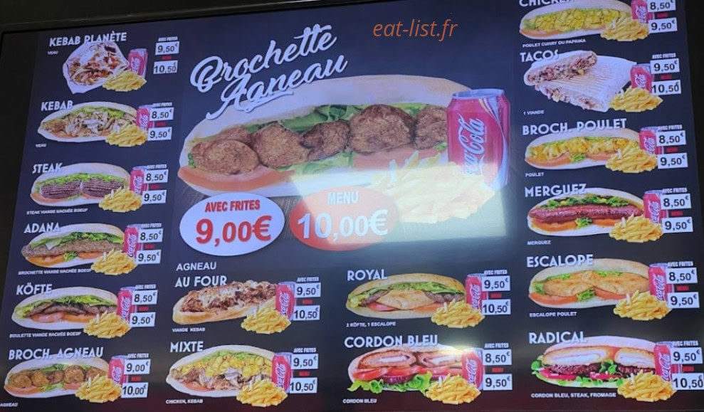 Planete Grill — carte page 2