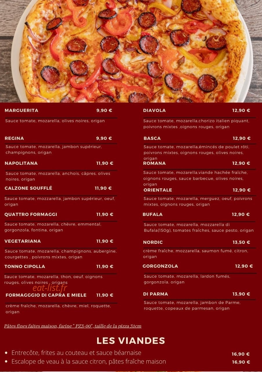 Ristorante Romana — carte page 3