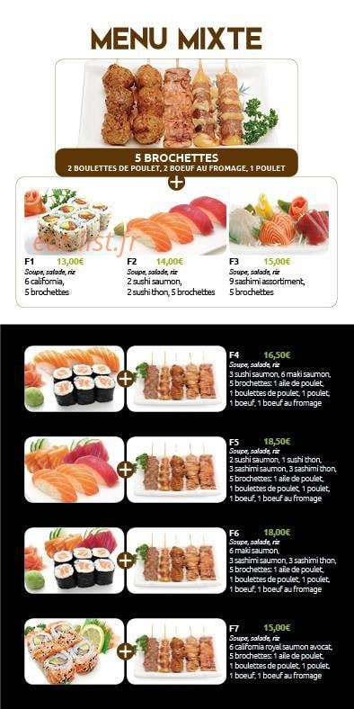 Simple Sushi — carte page 8
