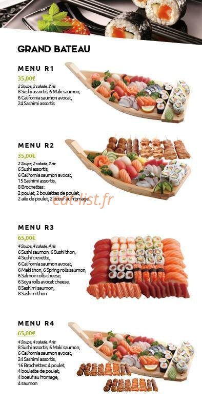Simple Sushi — carte page 10