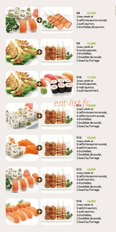Simple Sushi — carte page 9