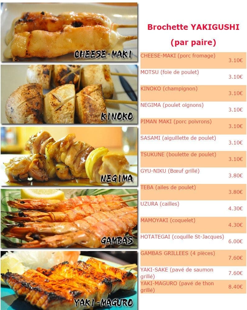 Yakigushi — carte page 2
