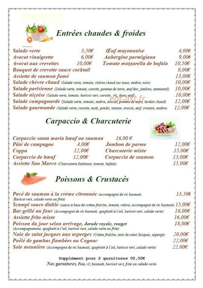Al san Marco — carte page 4