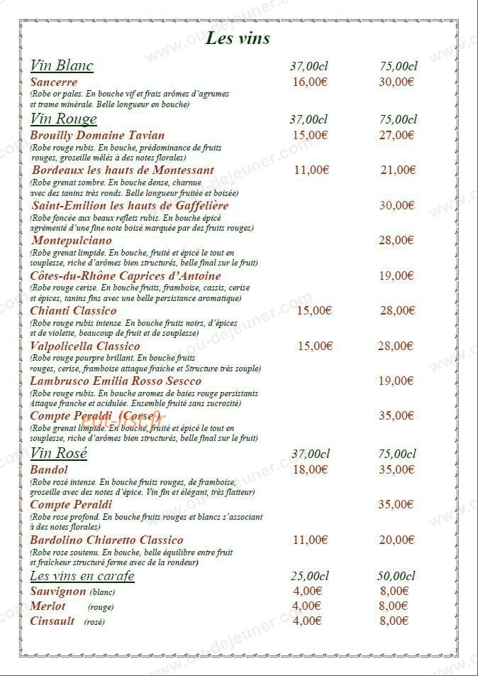 Al san Marco — carte page 7