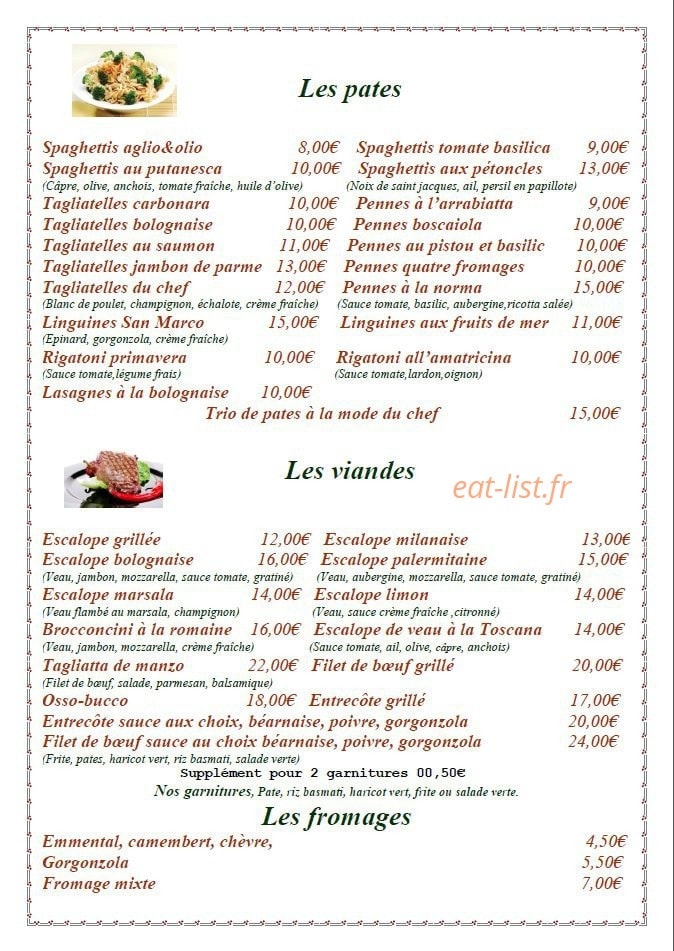 Al san Marco — carte page 1